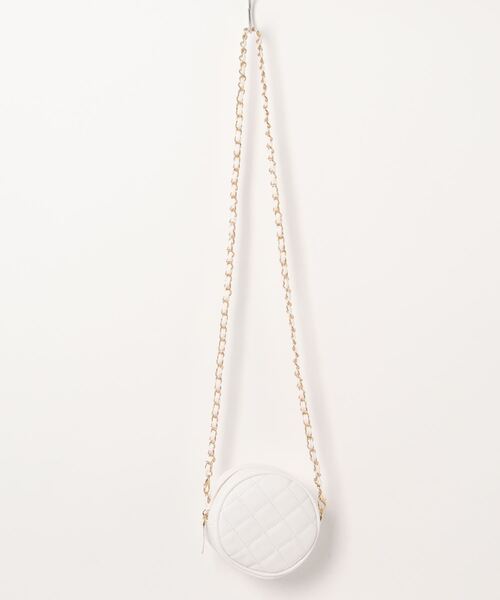 clear（クリア）の「ミニキルティングショルダー（ショルダーバッグ・レディース・ホワイト/ブラック・F）」の11枚目の写真