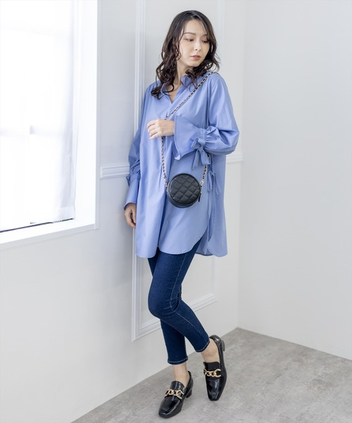 clear（クリア）の「ミニキルティングショルダー（ショルダーバッグ・レディース・ホワイト/ブラック・F）」の10枚目の写真