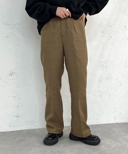 apres jour mignon（アプレジュールミニョン）の「チェックパンツ【SETUP着用可能】【ZOZOTOWN限定アイテム】（その他パンツ・レディース・グリーン系その他/ブラウン系その他/ベージュ系その他・SMALL/MEDIUM/X-LARGE）」の10枚目の写真