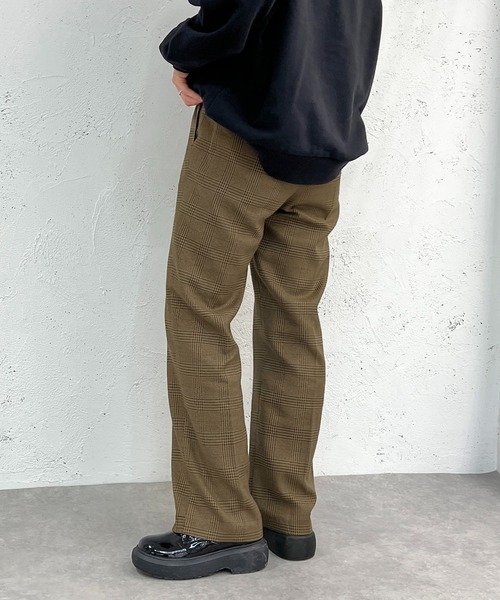 apres jour mignon（アプレジュールミニョン）の「チェックパンツ【SETUP着用可能】【ZOZOTOWN限定アイテム】（その他パンツ・レディース・グリーン系その他/ブラウン系その他/ベージュ系その他・SMALL/MEDIUM/X-LARGE）」の12枚目の写真