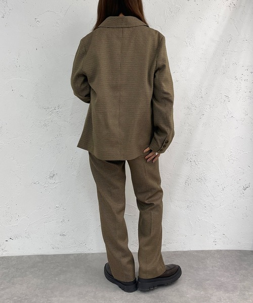 apres jour mignon（アプレジュールミニョン）の「チェックパンツ【SETUP着用可能】【ZOZOTOWN限定アイテム】（その他パンツ・レディース・グリーン系その他/ブラウン系その他/ベージュ系その他・SMALL/MEDIUM/X-LARGE）」の20枚目の写真