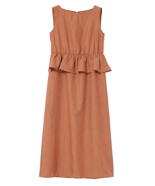 Edit Sheen(エディットシーン)の「ペプラムデザインワンピース(ワンピース・レディース・オレンジ/ネイビー・S/M)」の11枚目の写真