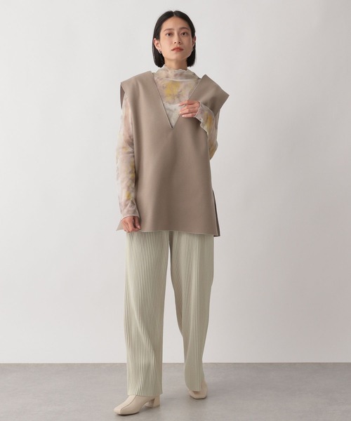 LOWRYS FARM（ローリーズファーム）の「セルフカットウラキモウパンツ　345718（その他パンツ・レディース・ブラック/アイボリー/ブラウン/グリーン・FREE）」の5枚目の写真