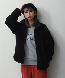 ZIP FIVE | 【2022AW】リバーシブル スタンドブルゾン/フリース/ボアブルゾン/ユニセックス(ブルゾン)