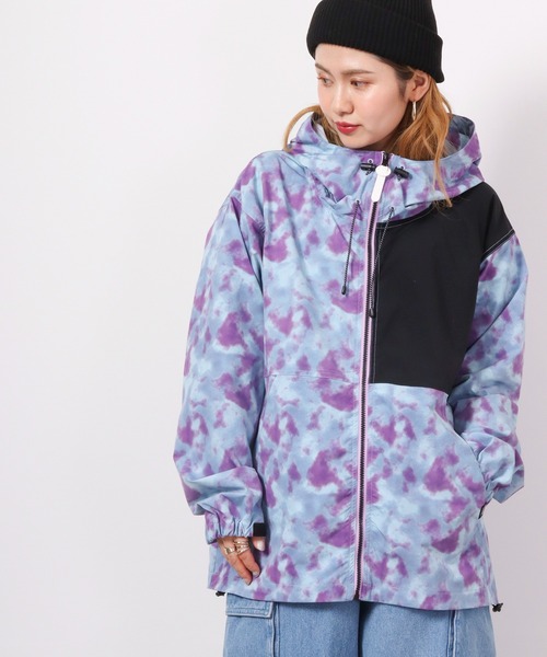 POWER TO THE PEOPLE（パワートゥーザピープル）の「POWER TO THE PEOPLE ムービング 切替スタンドジャケット（ナイロンジャケット・メンズ・マルチ/カーキ/ブラック・L/M）」の3枚目の写真