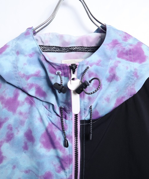 POWER TO THE PEOPLE（パワートゥーザピープル）の「POWER TO THE PEOPLE ムービング 切替スタンドジャケット（ナイロンジャケット・メンズ・マルチ/カーキ/ブラック・L/M）」の9枚目の写真