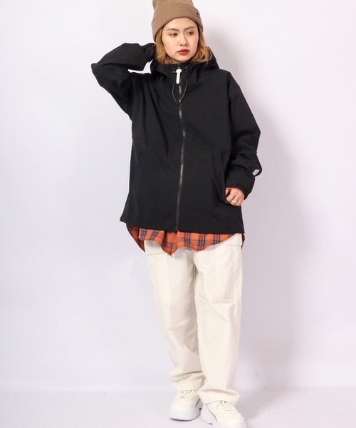 POWER TO THE PEOPLE（パワートゥーザピープル）の「POWER TO THE PEOPLE ムービング 切替スタンドジャケット（ナイロンジャケット・メンズ・マルチ/カーキ/ブラック・L/M）」の21枚目の写真