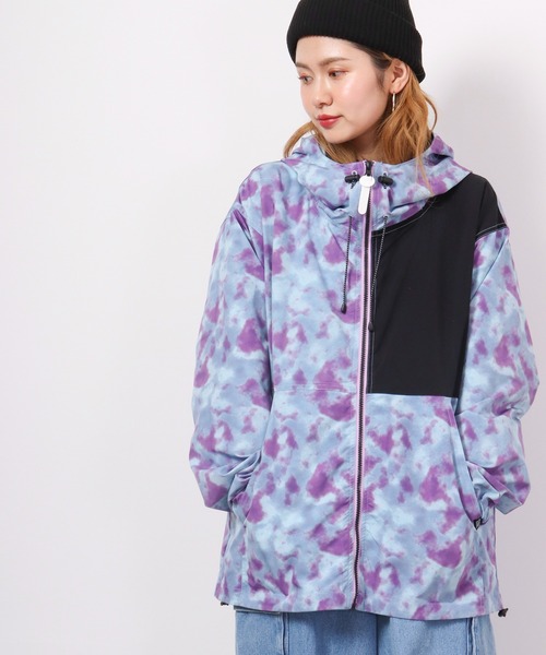 POWER TO THE PEOPLE（パワートゥーザピープル）の「POWER TO THE PEOPLE ムービング 切替スタンドジャケット（ナイロンジャケット・メンズ・マルチ/カーキ/ブラック・L/M）」の5枚目の写真