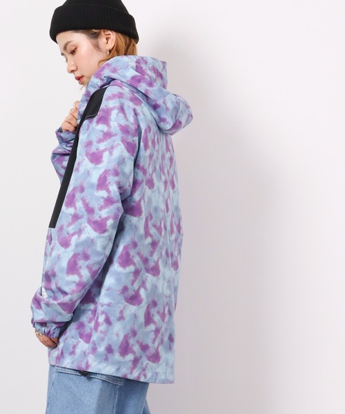 POWER TO THE PEOPLE（パワートゥーザピープル）の「POWER TO THE PEOPLE ムービング 切替スタンドジャケット（ナイロンジャケット・メンズ・マルチ/カーキ/ブラック・L/M）」の6枚目の写真