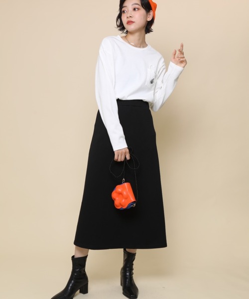 GENXDER(ノンジェンダー)の「【genxder】ユニセックス オリジナル蝶々刺繍ポケットロングTシャツ(Tシャツ/カットソー・メンズ・グレー/ホワイト/ブラウン/ブラック/グリーン・LARGE/X-LARGE/MEDIUM)」の15枚目の写真