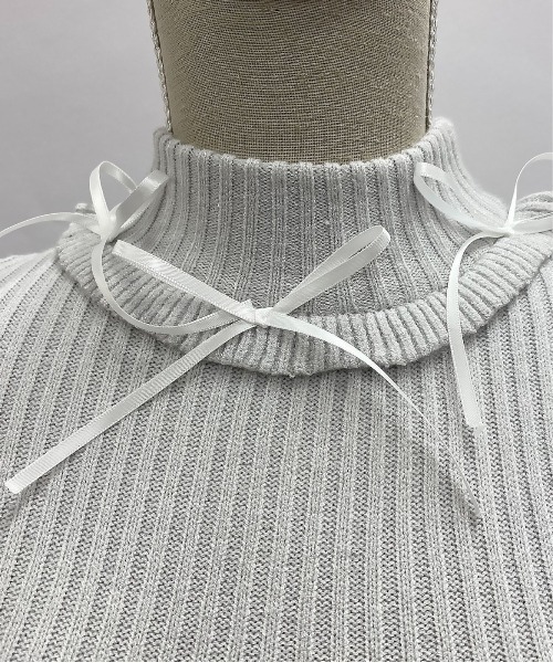 Swankiss（スワンキス）の「HB girly basic knit（ニット/セーター・レディース・ブラック/ピンク/グレー・FREE）」の12枚目の写真