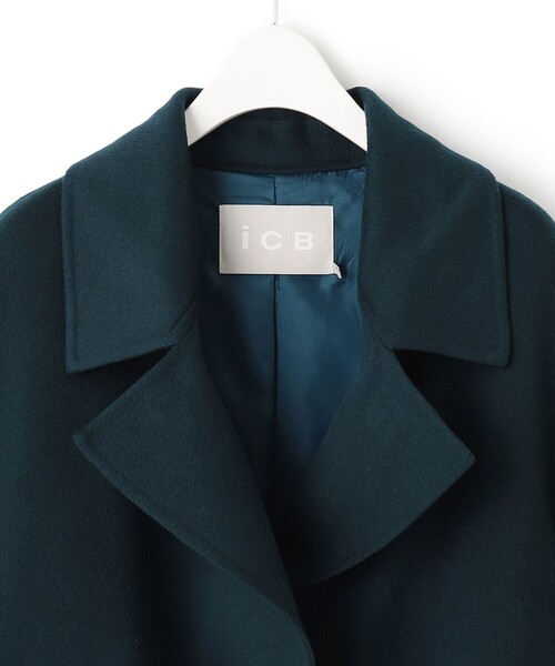 ICB（アイシービー）の「ウールリバー ロングトレンチコート（トレンチ