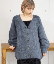 tiptop | 【2023AW新色登場/wool】シャギーVネックBIGカーディガン(カーディガン/ボレロ)