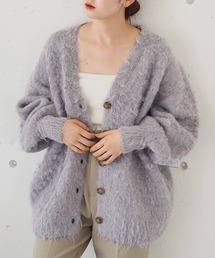 tiptop（ティップトップ）の「【wool】シャギーVネックBIGカーディガン（カーディガン/ボレロ）」