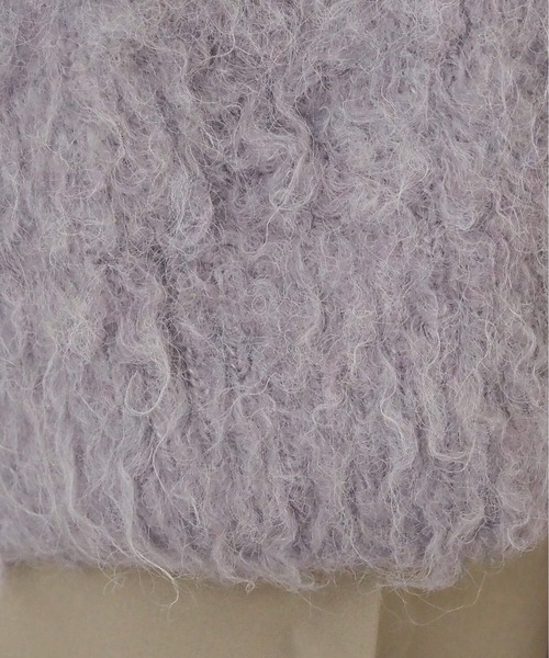 tiptop（ティップトップ）の「【wool】シャギーVネックBIGカーディガン（カーディガン/ボレロ・レディース・ベージュ/グリーン/ピンク/サックスブルー/ブルー系その他/グリーン系その他/チャコールグレー/ブルー/ライム/グレー・FREE）」の21枚目の写真