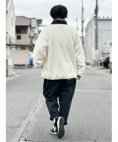 PEN FIELD（ペンフィールド）の「【PENFIELD】スタンドボアジャケット（ブルゾン・メンズ・ブラック/ホワイト・M/L/XL）」の13枚目の写真