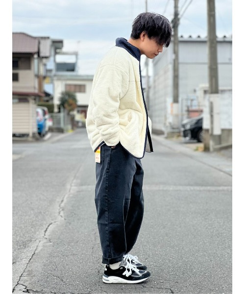 PEN FIELD（ペンフィールド）の「【PENFIELD】スタンドボアジャケット（ブルゾン・メンズ・ブラック/ホワイト・M/L/XL）」の14枚目の写真