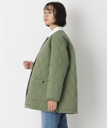 LAURA ASHLEY（ローラアシュレイ）の「キルトコート（ノーカラーコート）」