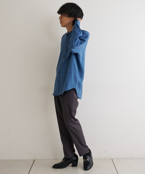 Lui's（ルイス）の「イージーテーパードスラックス（スラックス・メンズ・チャコール/ワイン/ブラック・マルチサイズ）」の6枚目の写真