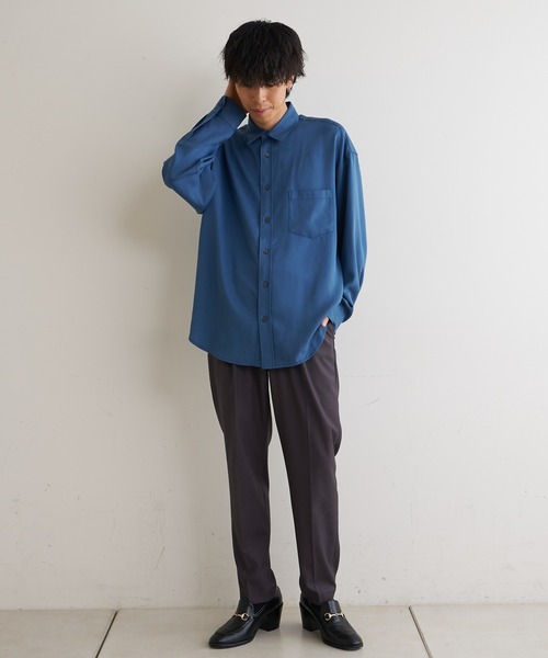 Lui's（ルイス）の「イージーテーパードスラックス（スラックス・メンズ・チャコール/ワイン/ブラック・マルチサイズ）」の10枚目の写真