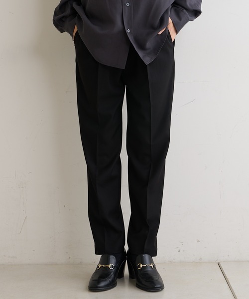 Lui's（ルイス）の「イージーテーパードスラックス（スラックス・メンズ・チャコール/ワイン/ブラック・マルチサイズ）」の17枚目の写真