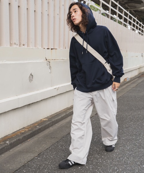 WEGO（ウィゴー）の「WEGO/リップストップ カーゴパンツ（カーゴパンツ・メンズ・ベージュ/カーキ/ブラック/グレー/ライトグレー/ネイビー/その他1・MEDIUM/LARGE）」の8枚目の写真