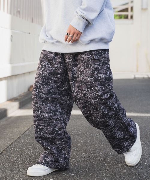 WEGO（ウィゴー）の「WEGO/リップストップ カーゴパンツ（カーゴパンツ・メンズ・ベージュ/カーキ/ブラック/グレー/ライトグレー/ネイビー/その他1・MEDIUM/LARGE）」の15枚目の写真