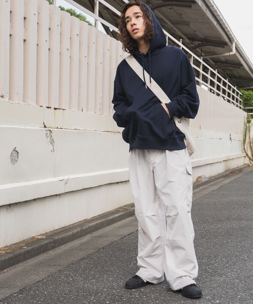 WEGO（ウィゴー）の「WEGO/リップストップ カーゴパンツ（カーゴパンツ・メンズ・ベージュ/カーキ/ブラック/グレー/ライトグレー/ネイビー/その他1・MEDIUM/LARGE）」の12枚目の写真