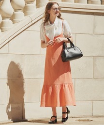 MERLOT | 【バックリボンで長さ調節】ぽこぽこキャミワンピース(ワンピース)