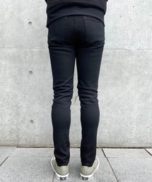 マインデニム n.slim テーパード　32inch MINEDENIM - N.Slim Tapered STR 5pocket OWS (BLACK) / スリム