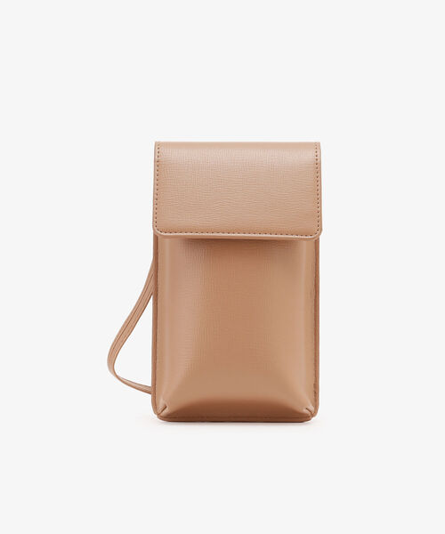 Afternoon Tea（アフタヌーンティー）の「フラップスマホショルダーバッグ（ショルダーバッグ・レディース・ブラック/ベージュ・ONE SIZE）」の2枚目の写真