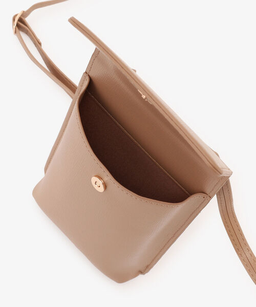 Afternoon Tea（アフタヌーンティー）の「フラップスマホショルダーバッグ（ショルダーバッグ・レディース・ブラック/ベージュ・ONE SIZE）」の5枚目の写真