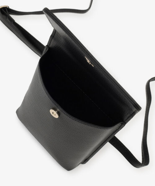 Afternoon Tea（アフタヌーンティー）の「フラップスマホショルダーバッグ（ショルダーバッグ・レディース・ブラック/ベージュ・ONE SIZE）」の11枚目の写真