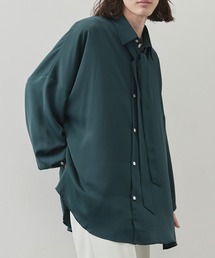 【 UNISEX 】ボウタイオーバーシャツ