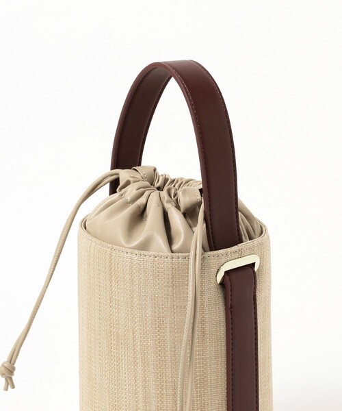 Ray BEAMS（レイビームス）の「Ray BEAMS / バケット バッグ（トートバッグ・レディース・ナチュラル/ブラック・ONE SIZE）」の13枚目の写真