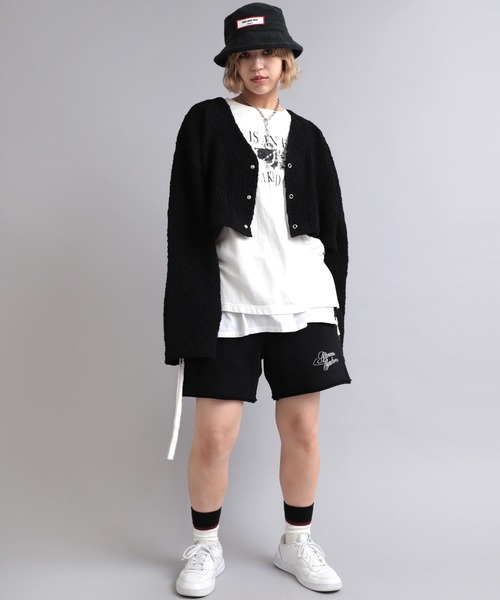 RNA（アールエヌエー）の「M2036 ANGERフォトリボンロンT（Tシャツ/カットソー・レディース・ホワイト/ライトイエロー/ブラック・MEDIUM）」の8枚目の写真