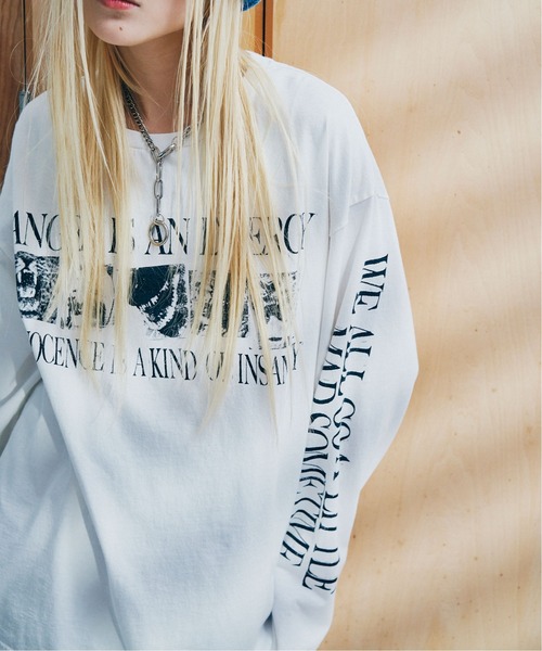 RNA（アールエヌエー）の「M2036 ANGERフォトリボンロンT（Tシャツ/カットソー・レディース・ホワイト/ライトイエロー/ブラック・MEDIUM）」の20枚目の写真