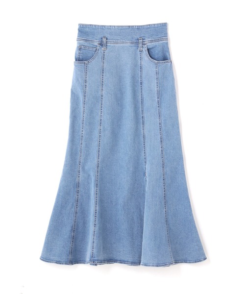 FREE'S MART（フリーズマート）の「【Sシリーズ対応】◆イレヘムマーメイドデニムスカート（デニムスカート・レディース・ネイビー/ライトインディゴブルー/ホワイト・MEDIUM/X-SMALL/SMALL）」の10枚目の写真