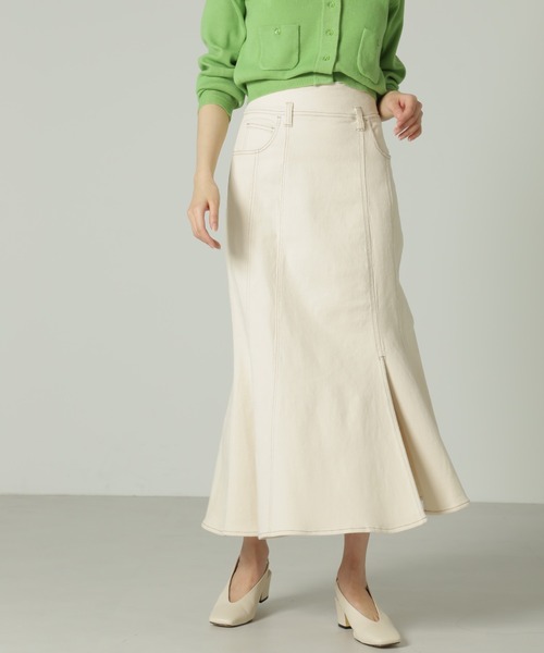 FREE'S MART（フリーズマート）の「【Sシリーズ対応】◆イレヘムマーメイドデニムスカート（デニムスカート・レディース・ネイビー/ライトインディゴブルー/ホワイト・MEDIUM/X-SMALL/SMALL）」の18枚目の写真