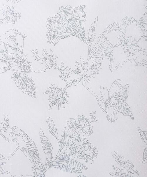 INGNI（イング）の「袖フリル花柄シアーブラウス（シャツ/ブラウス・レディース・ネイビー/ブラウン/グレー・M）」の7枚目の写真