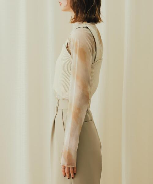 SENSE OF PLACE by URBAN RESEARCH（センスオブプレイスバイアーバンリサーチ）の「ニットビスチェ（ニット/セーター・レディース・モカ/ブラック/アイボリー・ONE）」の15枚目の写真