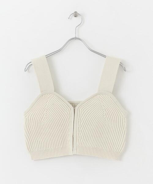 SENSE OF PLACE by URBAN RESEARCH（センスオブプレイスバイアーバンリサーチ）の「ニットビスチェ（ニット/セーター・レディース・モカ/ブラック/アイボリー・ONE）」の17枚目の写真