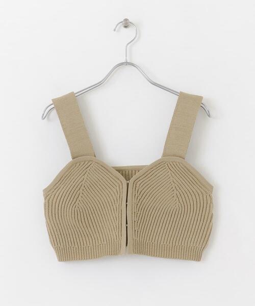 SENSE OF PLACE by URBAN RESEARCH（センスオブプレイスバイアーバンリサーチ）の「ニットビスチェ（ニット/セーター・レディース・モカ/ブラック/アイボリー・ONE）」の21枚目の写真