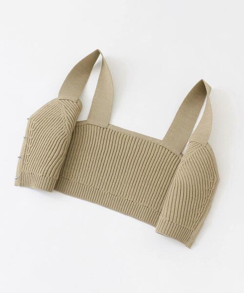 SENSE OF PLACE by URBAN RESEARCH（センスオブプレイスバイアーバンリサーチ）の「ニットビスチェ（ニット/セーター・レディース・モカ/ブラック/アイボリー・ONE）」の22枚目の写真