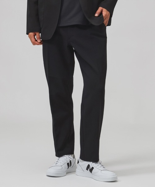 NEW BALANCE(ニューバランス)の「【別注】ニューバランス New Balance THE CITY ストレートパンツ 限定コラボ(スラックス・メンズ・グレー/ネイビー/ブラック/ベージュ/ブラック×ブラック・M/S/L/LL)」の3枚目の写真
