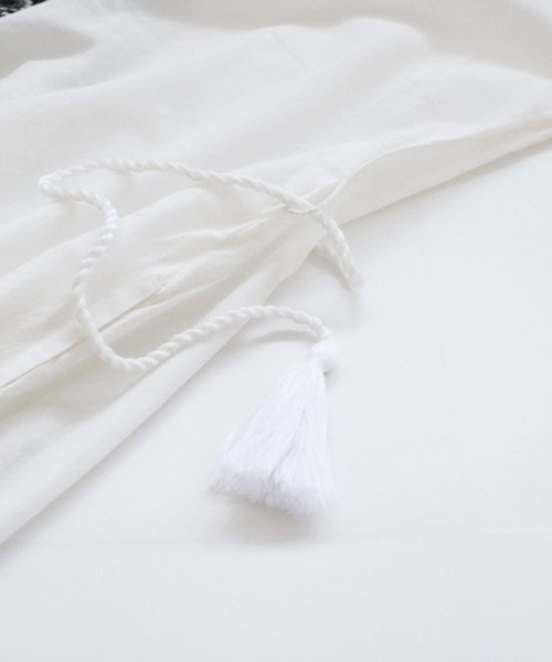 antiqua(アンティカ)の「インド綿100% エスニック風刺繍ワンピース(ワンピース・レディース・ブラック/ホワイト・FREE)」の13枚目の写真