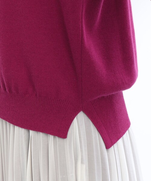 Reflect（リフレクト）の「◆【洗える】コンシャススリーブニット（ニット/セーター・レディース・黄緑系/ピンク系その他/ネイビー/アイボリー・11/09/07/13/15 ）」の9枚目の写真