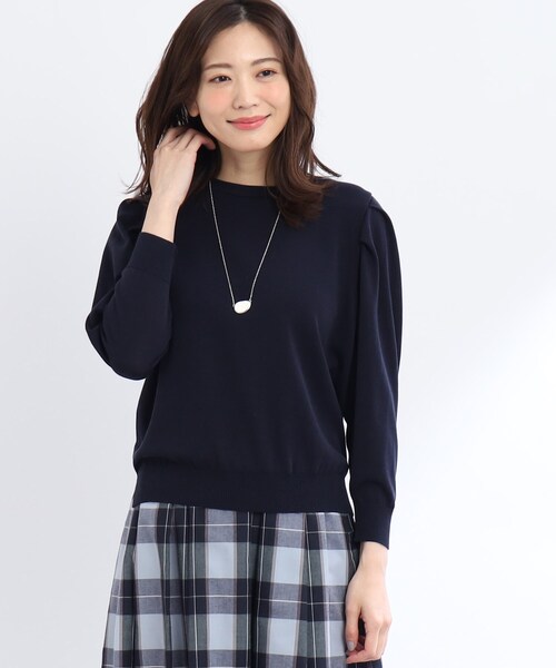 Reflect（リフレクト）の「◆【洗える】コンシャススリーブニット（ニット/セーター・レディース・黄緑系/ピンク系その他/ネイビー/アイボリー・11/09/07/13/15 ）」の18枚目の写真