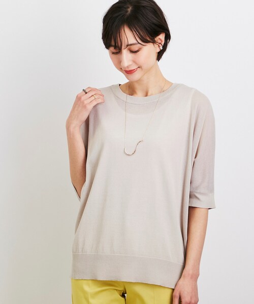 SHOO・LA・RUE（シューラルー）の「◆カーブワントップネックレス（ネックレス・レディース・ピンクゴールド/シルバー/ゴールド・00）」の9枚目の写真