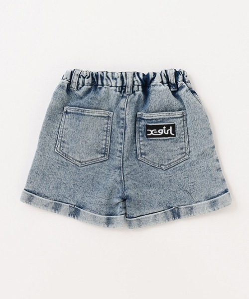 X-girl Stages（エックスガールステージス）の「ピグメントタックショーツ（その他パンツ・キッズ・ネイビー/チャコール・110cm/140cm/120cm/130cm/100cm/90cm/80ｃｍ）」の13枚目の写真